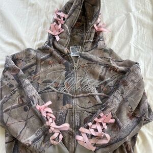 Named Collective Forbidden Zip Up Hoodie Natural